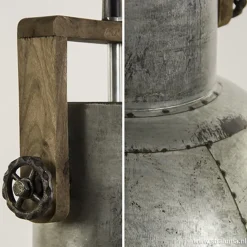 Straluma Hanglamp Shelly industrieel zink/hout><noscript><img width=