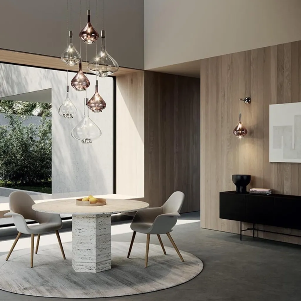 Straluma Hanglamp Sky-fall medium clear inclusief LED> Hanglampen|Eetkamerverlichting