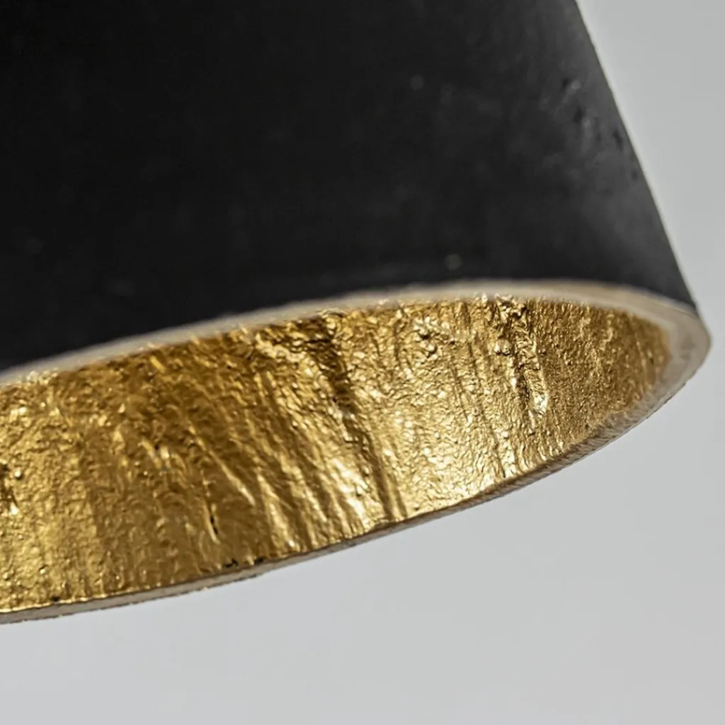 Straluma Hanglamp Sumera robuust metaal zwart/goud> Nachtkastlampen|Halverlichting