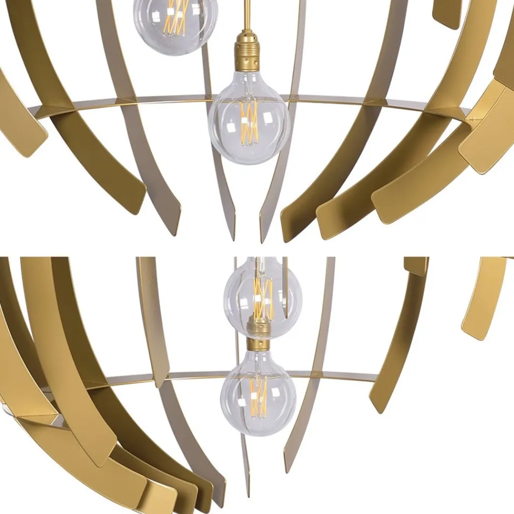 Straluma Hanglamp Terra 100cm goud> Eettafellampen|Videverlichting