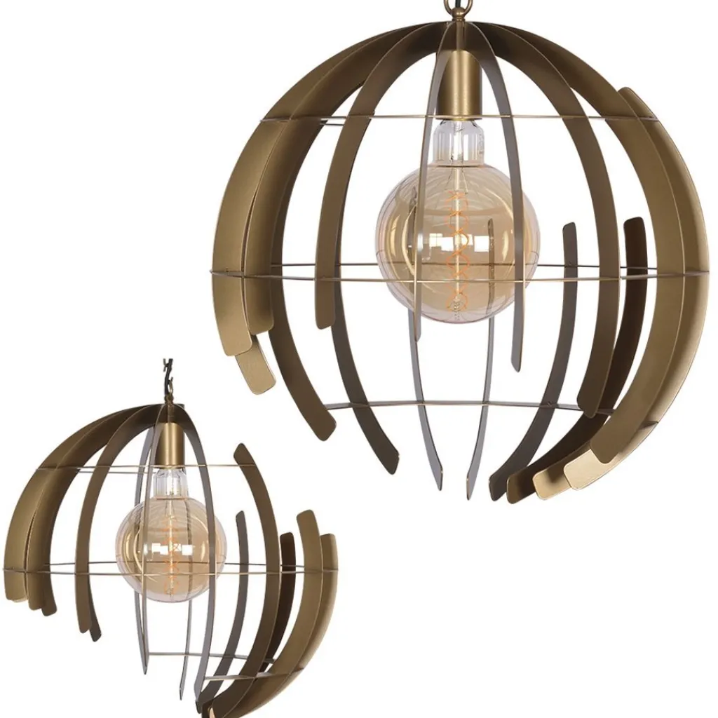 Straluma Hanglamp Terra 60cm oud messing> Hanglampen|Eettafellampen