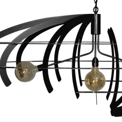 Straluma Hanglamp Terra ovaal zwart> Eettafellampen|Keukenverlichting