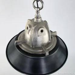 Straluma Hanglamp Tuk industrieel 41cm zwart/staal></noscript> Eettafellampen|Kooilampen