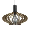 Straluma Hanglamp Ufo naturel hout 35cm> Keukenverlichting|Eetkamerverlichting