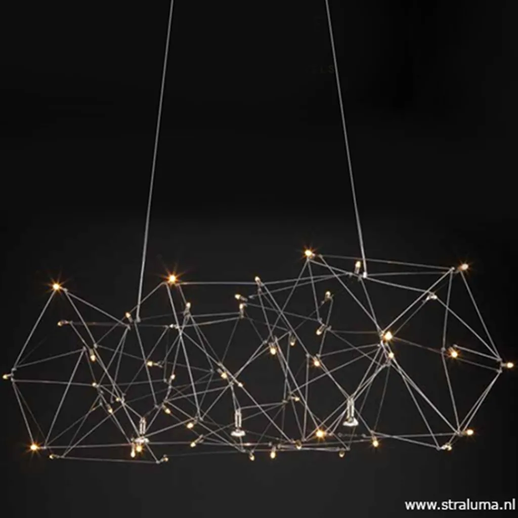 Straluma Hanglamp Universe staal 125+2x downlight> Hanglampen|Eettafellampen