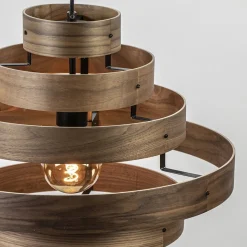 Straluma Hanglamp Walnut  zwart / walnoot hout></noscript> Woonkamerlampen|Slaapkamerlampen