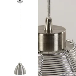 Straluma Hanglamp Whires alu/wit></noscript> Draadlampen|Woonkamerlampen