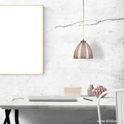 Straluma Hanglamp Whires alu/wit></noscript> Draadlampen|Woonkamerlampen