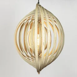 Straluma Hanglamp Woody 59 hout naturel></noscript> Eettafellampen|Woonkamerlampen