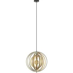 Straluma Hanglamp Woody 44 hout naturel> Hanglampen|Eettafellampen