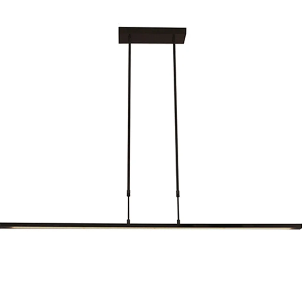 Straluma Hanglamp zwart balk 2xpushdimmer CCT> Hanglampen|Eettafellampen