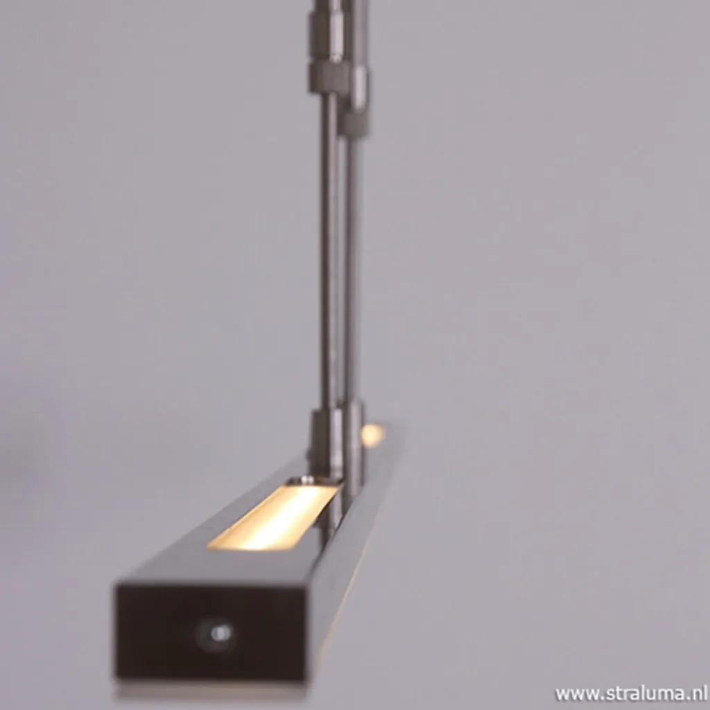 Straluma Hanglamp zwart balk 2xpushdimmer CCT> Hanglampen|Eettafellampen
