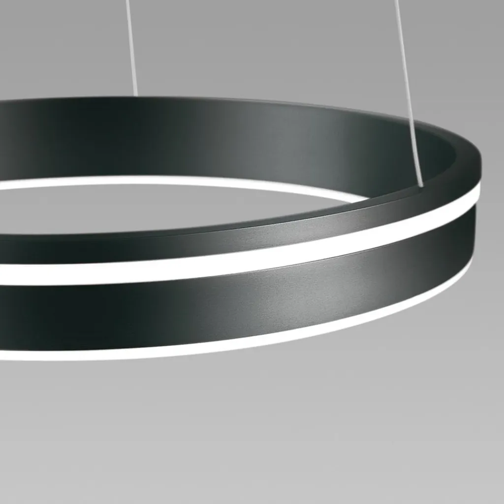 Straluma Hanglamp zwart ring 60cm + afst.bed.CCT> Hanglampen|Smart lampen