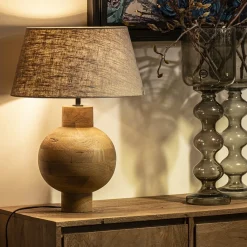 Straluma Houten lampvoet Barumi Light and Living></noscript> Tafellampen|Lampenvoeten