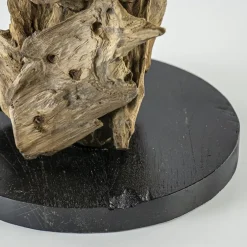 Straluma Houten lampvoet Ikal Light and Living exclusief kap> Lampenvoeten|Light and Living