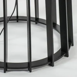 Straluma Houten lampvoet mat zwart exclusief kap></noscript> Vloerlampen|Lampenvoeten