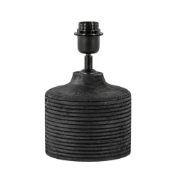 Straluma Houten lampvoet Paolu zwart exclusief kap> Tafellampen|Lampenvoeten