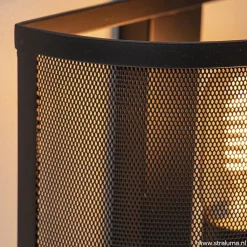 Straluma Industrieel landelijke wandlamp met gaas></noscript> Woonkamerlampen|Slaapkamerlampen