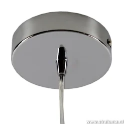 Straluma Industriele hanglamp draad chr-zilver></noscript> Woonkamerlampen|Tienerkamerlampen