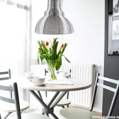 Straluma Industriele hanglamp draad chr-zilver></noscript> Woonkamerlampen|Tienerkamerlampen