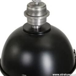 Straluma Industriele hanglamp zwart voor eettafel></noscript> Eettafellampen|Woonkamerlampen