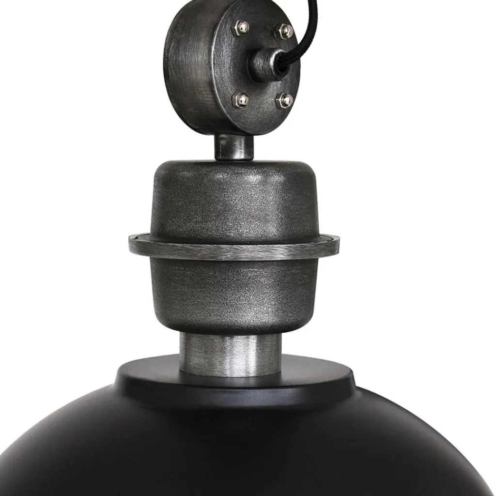 Straluma Industriële 3-lichts hanglamp bikkel mat zwart> Eettafellampen|Keukenverlichting