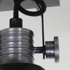 Straluma Industriële plafond/wandspot zwart inclusief LED><noscript><img width=