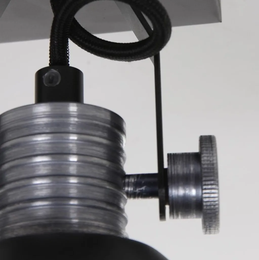 Straluma Industriële plafond/wandspot zwart inclusief LED> Plafondlampen|Wandlampen