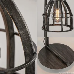Straluma Industriële tafellamp antiek zwart></noscript> Slaapkamerlampen|Halverlichting