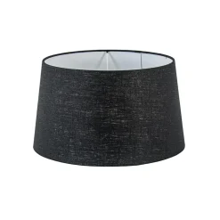 Straluma Kap Bridge zwart linnen 35x20> Lampenkappen|Landelijke Verlichting