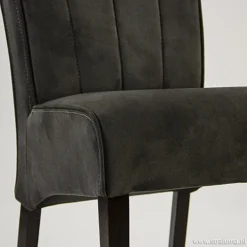 Straluma Klassiek landelijke eetkamerstoel grijs></noscript> Eetkamerstoelen