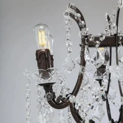 Straluma Klassieke eettafelhanglamp met kristal></noscript> Eettafellampen|Kroonluchters