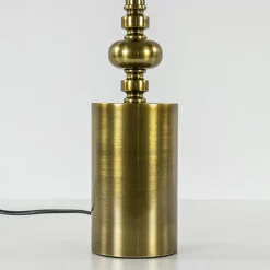 Straluma Klassieke lampvoet Helabima antiek brons excl. kap> Tafellampen|Lampenvoeten