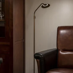 Straluma Klassieke LED leeslamp-vloerlamp dimbaar><noscript><img width=