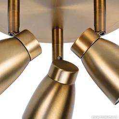 Straluma Klassieke spot Mirage brons 3 lichts></noscript> Opbouwspots|Woonkamerlampen