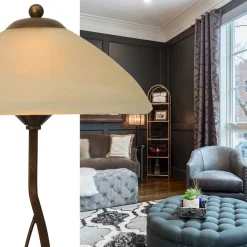 Straluma Klassieke tafellamp Bolzano bruin></noscript> Woonkamerlampen|Slaapkamerlampen