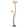 Straluma Klassieke vloerlamp Bolzano brons> Leeslampen|Uplighters