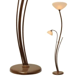 Straluma Klassieke vloerlamp Bolzano brons></noscript> Leeslampen|Uplighters