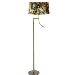 Straluma Klassieke vloerlamp met leesarm Calgary Light and Living></noscript> Vloerlampen|Leeslampen