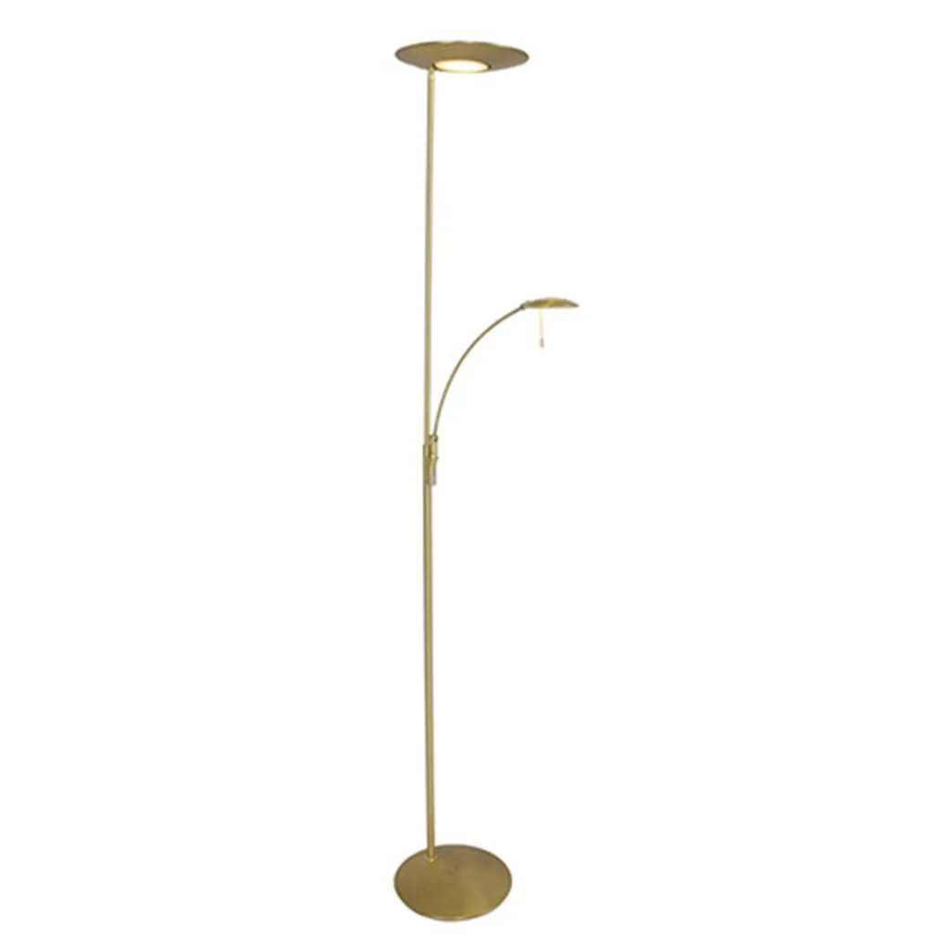 Straluma Klassieke vloerlamp Zenith LED messing> Vloerlampen|Leeslampen