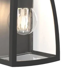 Straluma Kleine buitenlamp lantaarn wand mat zwart><noscript><img width=