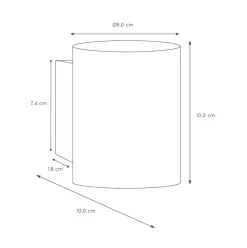 Straluma Kleine design wandlamp Xera wit></noscript> Kantoorverlichting|Wandlampen