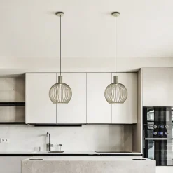 Straluma kleine draad hanglamp mat zand met zwart></noscript> Hanglampen|Eettafellampen