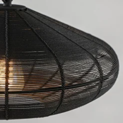 Straluma Kleine hanglamp Bahoto mat zwart L&L> Hanglampen|Eettafellampen