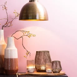 Straluma Kleine hanglamp Kylie oud brons 30 cm><noscript><img width=