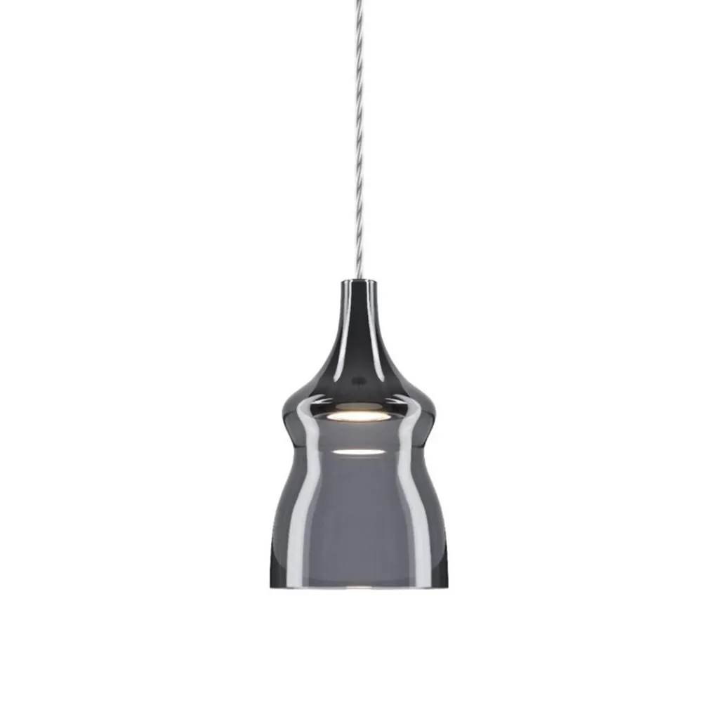 Straluma Kleine hanglamp Nostalgia smoke glas inclusief LED> Hanglampen|Pendel Lampen