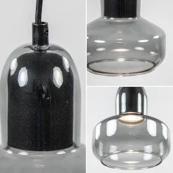 Straluma Kleine hanglamp smoke glas inclusief LED GU10></noscript> Hanglampen|Retro Verlichting