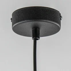 Straluma Kleine hanglamp zwart met goud accent></noscript> Nachtkastlampen|Woonkamerlampen