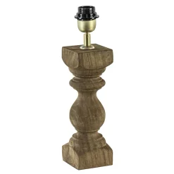 Straluma Kleine lampvoet Cumani hout light and Living> Lampenvoeten|Light and Living