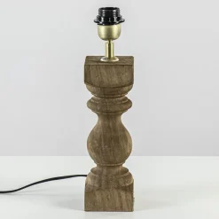 Straluma Kleine lampvoet Cumani hout light and Living> Lampenvoeten|Light and Living